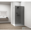 Sapho POLYSAN ESCA CHROME Walk-in zuhanyfal, falra szerelhető, matt füst üveg, 1400mm (ES1414-01)