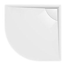  Sapho POLYSAN LUSSA öntöttmárvány zuhanytálca, negyedköríves 90x90x4cm, R500 (78736) kád, zuhanykabin