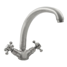 Sapho REITANO ANTEA kétkaros mosogató-csaptelep, nikkel csaptelep