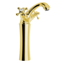 Sapho REITANO ANTEA magasított mosdócsaptelep automata leersztővel, 245mm, arany (3175L) csaptelep