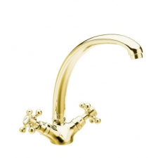 Sapho REITANO ANTEA Mosogató-csaptelep, mag. 26,5 cm, arany (3115) csaptelep