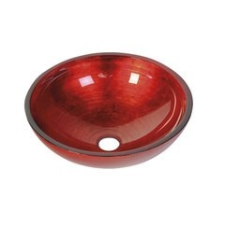 Sapho Sapho MURANO üvegmosdó 40x13 cm, piros AL5318-63 fürdőszoba kiegészítő
