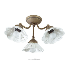 Sapho Sapho NAPOLI mennyezeti lámpa, E14 3x40W, 230V, keramia búrával, bronz (MC613) világítás