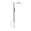  Sapho SLIM Zuhanyoszlop, csaptelepre szerelhető, fej- és kézizuhannyal (20x20 cm, 106 cm) 1202-16