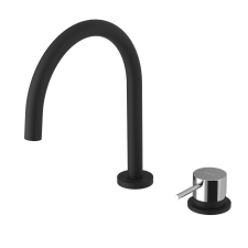 Sapho ULTRAMIX álló mosogatócsaptelep. matt fekete/króm csaptelep
