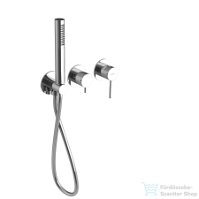 Sapho ULTRAMIX falba süllyesztett csaptelep, zuhanyszettel, 2-irányú, króm (UT045) csaptelep
