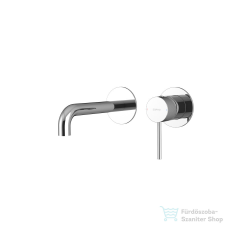 Sapho ULTRASAN falba süllyesztett csaptelep, 20 cm-es kifolyócsővel, króm (UT018V) csaptelep