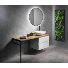 Sapho WOODY tömörfa pult, 1500x28x500mm, natúr tölgy fürdőszoba bútor