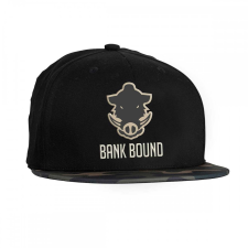 Sapka - Prologic Bank Bound Flat Bill Cap Black Camo Baseball Sapka (SVS54654) horgászkiegészítő