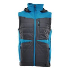 Sara Comfort Plus Bélelt Téli Mellény Fekete/Kék - XL