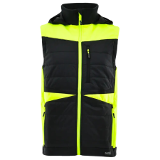 Sara Comfort Plus Bélelt Téli Mellény Fekete/Sárga - 2XL munkaruha