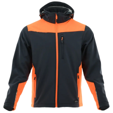 Sara Comfort Plus Softshell Kabát Fekete/Narancssárga - M munkaruha
