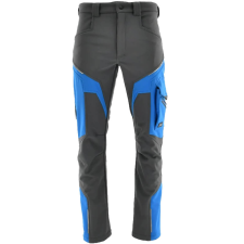Sara Comfort Winter Bélelt Softshell Munkásnadrág Sötétszürke/Égkék munkaruha
