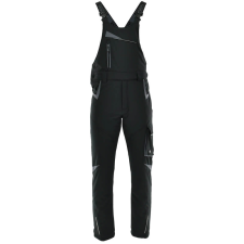 Sara Comfort Winter Bélelt Téli Softshell Kantáros nadrág Fekete/Szürke - 3XL munkaruha