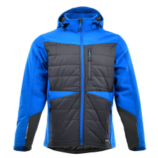 Sara Comfort Winter Hybrid Bélelt Kabát - Sötétszürke/Égkék - M munkaruha