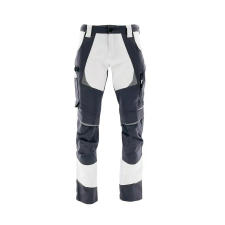 Sara Cottonflex deréknadrág - fehér - szürke munkaruha