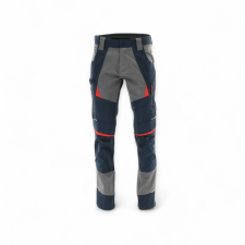 Sara Cottonflex deréknadrág - navy kék - sötétszürke munkaruha