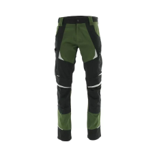 Sara Cottonflex deréknadrág - zöld - fekete