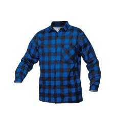 Sara Flanelowa flaneling - kék kockás munkaruha