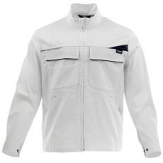 Sara King Flex Fehér/Szürke Munkavédelmi kabát - 64