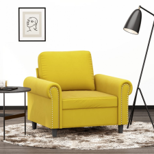  Sárga bársony kanapéfotel 60 cm bútor