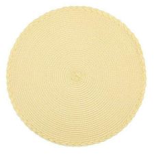  Sárga kerek tányéralátét - 38 cm konyhai eszköz