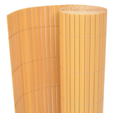  Sárga kétoldalas PVC kerti kerítés 90 x 500 cm építőanyag