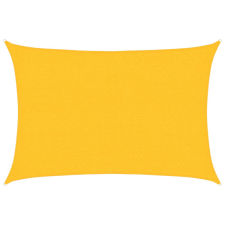Sárga négyszögletű HDPE napvitorla 160 g/m² 2x2,5 m kerti bútor