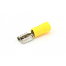  Sárga részben szigetelt saru 2.5-6.0mm² 6.3x0.8mm elektromos autós kellék
