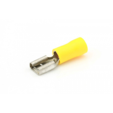 Sárga részben szigetelt saru 2.5-6.0mm² 6.3x0.8mm elektromos autós kellék