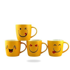  Sárga smile bögre bögrék, csészék