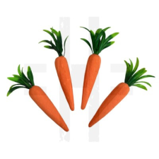  SÁRGARÉPA DEKOR - 4 db dekorációs kellék