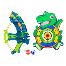  sárkánycél tárcsa és bársonygolyós kilövő készlet kerti játék