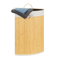 Sarok szennyeskosár bambusz krémszín 60 literes 10019052_550 bútor