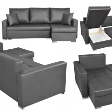  Sarokkanapé Ágy Öko-Bőr Kárpitozással Varius Sarokkanapé Családi Bútorok bútor