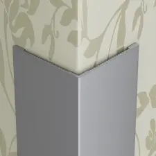  Sarokprofil Elox Ezüst  20x20mm 2,5m élvédő, sín, szegélyelem