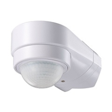  Sarokra szerelhető infravörös mozgásérzékelő, fehér színben (600W) IP65 kültéri világítás