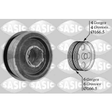 SASIC Szíjtárcsa, főtengely SASIC 9001808 autóalkatrész