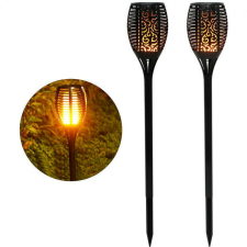 Saska Garden solar fákla lámpa táncoló lángok 10x10x79cm 36 led kültéri világítás