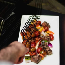  Saslik Sütő Kosár, Grill Kosár konyhai eszköz