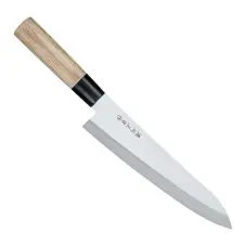  Satake Megumi Gyuto (Séf) japán konyhakés 21 cm kés és bárd