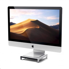 Satechi Aluminum Monitor Stand Hub iMac-hez ezüst (ST-AMSHS) (ST-AMSHS) monitor kellék