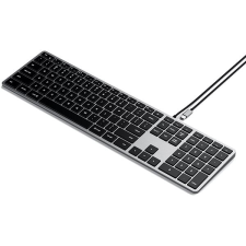 Satechi Slim W3 USB-C BACKLIT Wired Keyboard - Space Grey - US billentyűzet