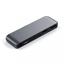  Satechi USB-C Mobile Pro HUB SD Grey laptop kellék