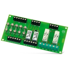  Satel MP-1 Relé modul (4 relé), 5 biztosíték biztonságtechnikai eszköz