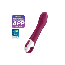 Satisfyer Big Heat - akkus, melegítő G-pont vibrátor (piros) vibrátorok