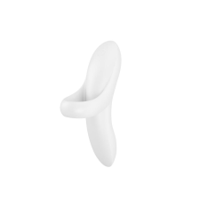 Satisfyer Bold Lover - akkus, vízálló ujj vibrátor (fehér) vibrátorok