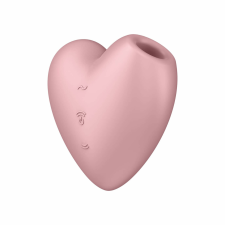 Satisfyer Cutie Heart - akkus, léghullámos csikló vibrátor (pink) vibrátorok
