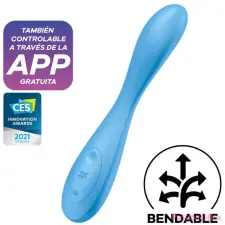Satisfyer G-spot Flex 4 - okos G-pont vibrátor (türkiz) vibrátorok