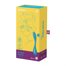 Satisfyer G-Spot Flex 5+ g-pont vibrátor (kék) (APP-os) vibrátorok